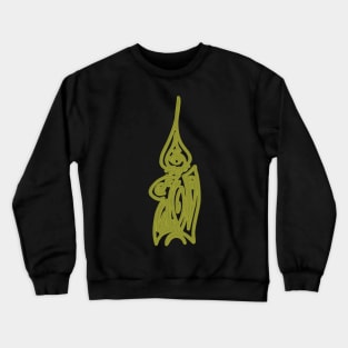 Wizard. Green Fantasy Creature Crewneck Sweatshirt